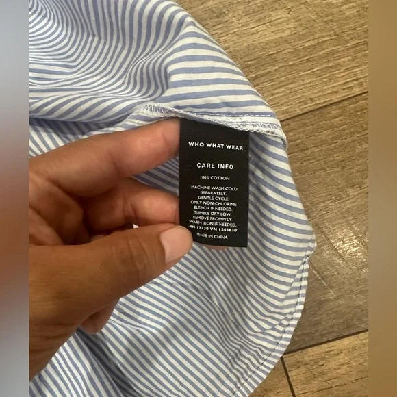 Long stripped dress - Picture 2 of 4